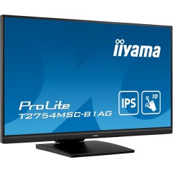 iiyama ProLite T2754MSC-B1AG monitor komputerowy 68,6 cm (27") 1920 x 1080 px Full HD LED Ekran dotykowy Przeznaczony dla wielu