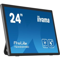 iiyama T2455MSC-B1 signage display Płaski panel Digital Signage 61 cm (24") LED 400 cd/m2 Full HD Czarny Ekran dotykowy