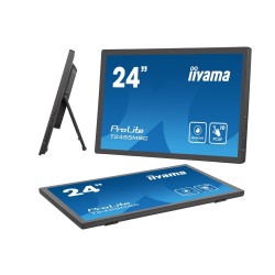 iiyama T2455MSC-B1 signage display Płaski panel Digital Signage 61 cm (24") LED 400 cd/m2 Full HD Czarny Ekran dotykowy