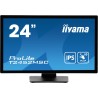 iiyama ProLite T2452MSC-B1 monitor komputerowy 60,5 cm (23.8") 1920 x 1080 px Full HD LCD Ekran dotykowy Przeznaczony dla wielu