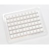 Zestaw Ducky Blank White PBT, profil wiśniowy - 133, układ ANSI-US, układ ANSI-US
