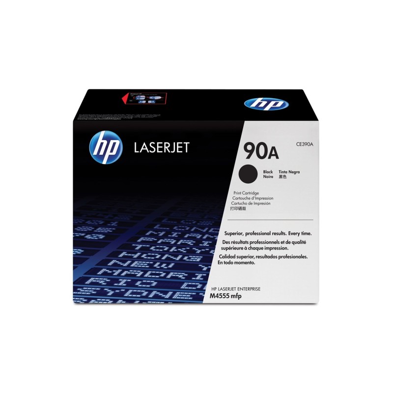 HP 90A oryginalny wkład z czarnym tonerem LaserJet HP 90A oryginalny wkład z czarnym tonerem LaserJet