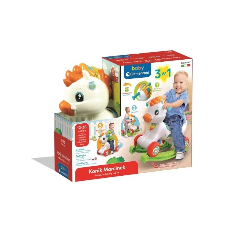 Zabawka interaktywna CLE BABY konik Marcinek 50928