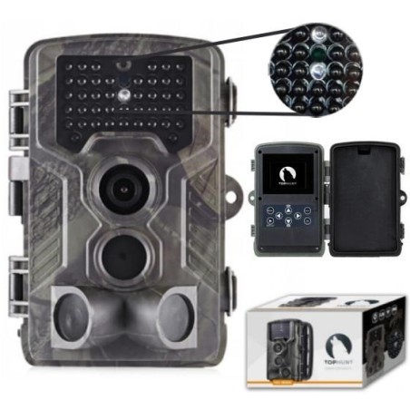 TOPHUNT FOTOPUŁAPKA KAMERA LEŚNA HC800A 1080p 16MPX 42xIR LED BLACK