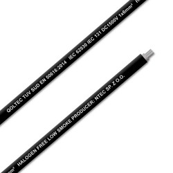 Kabel solarny fotowoltaiczny Qoltec | 6mm2 | 100m | czarny
