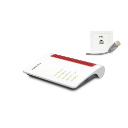 Router FRITZ!Box 7510 bezprzewodowy Gigabit Ethernet Jedna częstotliwości (2,4 GHz) Biały