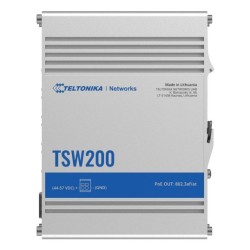 Switch Teltonika TSW200 x RJ45 1000Mb/s PoE+, 2x SFP, 240W