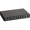 PULSAR S108 łącza sieciowe Fast Ethernet (10/100) Obsługa PoE Czarny