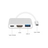 MACLEAN ADAPTER USB 3.1 C-HDMI 4K + USB 3.0 + USB C MCTV-840