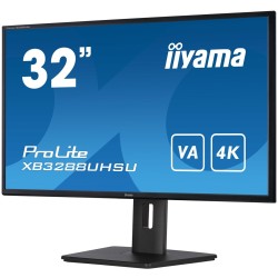 iiyama ProLite XB3288UHSU-B5 monitor komputerowy 80 cm (31.5") 3840 x 2160 px 4K Ultra HD LCD Czarny