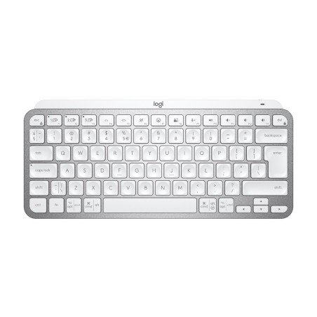 Logitech MX Keys Mini Minimalist Wireless Illuminated Keyboard klawiatura RF Wireless + Bluetooth QWERTY Angielski Szary