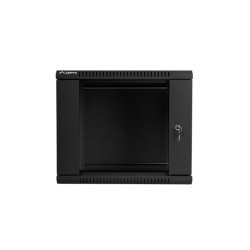 Lanberg szafa instalacyjna wisząca 19'' 9U 600x600mm czarna (drzwi szklane)