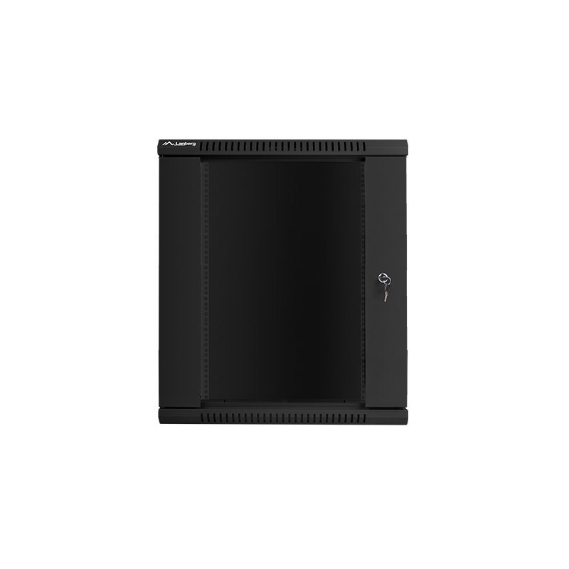 Lanberg Szafa rack 19 cali Wall-Mount 15U/600x450 V2 czarna, drzwi szklane Lanberg Szafa rack 19 cali Wall-Mount 15U/600x450 V2 czarna, drzwi szklane