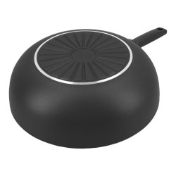 Demeyere Alu Comfort 3 Koekenpan Duraslide 40851-189-0 Wok 20 cm Czarna