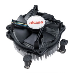 Akasa AK-955A-BV2 system chłodzenia komputerów Procesor Chłodnica powietrza 9 cm Aluminium, Czarny 1 szt.