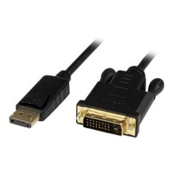 Kabel GEMBIRD CC-DPM-DVIM-1M (DisplayPort M - DVI-D M 1m kolor czarny)