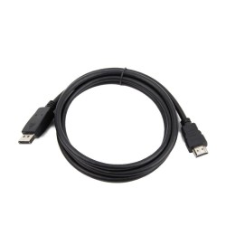 Kabel GEMBIRD CC-DP-HDMI-1M (DisplayPort - MHDMI M - 1m kolor czarny)