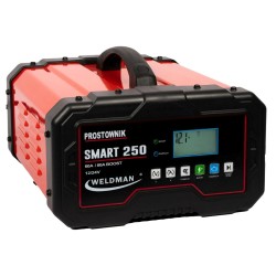 Prostownik inwentorowy Weldman Smart 250 12V/24V z rozruchem
