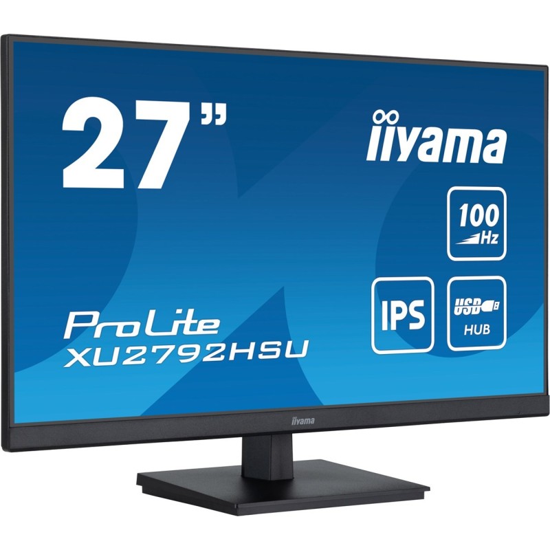 iiyama ProLite monitor komputerowy 68,6 cm (27") 1920 x 1080 px Full HD LED Czarny iiyama ProLite monitor komputerowy 68,6 cm (27") 1920 x 1080 px Full HD LED Czarny