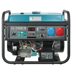 KÖNNER & SÖHNEN AGREGAT/GENERATOR BENZYNOWY 5,0kW 230/400V ROZRUCH ELEKTRYCZNY AVR VST KS7000E-1/3