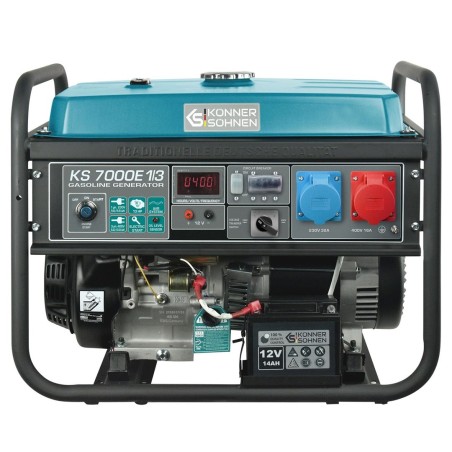 KÖNNER & SÖHNEN AGREGAT/GENERATOR BENZYNOWY 5,0kW 230/400V ROZRUCH ELEKTRYCZNY AVR VST KS7000E-1/3