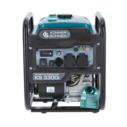 Könner & Söhnen KS 3300I agregat prądotwórczy 3000 W 7 l Benzynowy Czarny, Morski