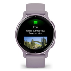 Zegarek sportowy Garmin Vivoactive 5 AMOLED 42mm Fioletowy