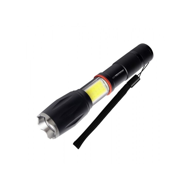 ESPERANZA ALUMINIOWA LATARKA ZE ŚWIATŁEM BOCZNYM COB DIONE EOT070 ESPERANZA ALUMINIOWA LATARKA ZE ŚWIATŁEM BOCZNYM COB DIONE EOT070