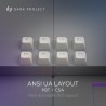 Dark Project ALU87A Daylight, G3MS Zircon Switch, RU klawiatura