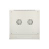 Extralink Szafa rack 9U 600x600 AZH Szara montowana na ścianie, dwusekcyjna