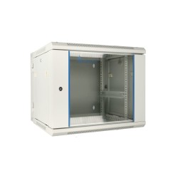 Extralink Szafa rack 9U 600x600 AZH Szara montowana na ścianie, dwusekcyjna