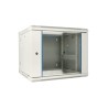 Extralink Szafa rack 9U 600x600 AZH Szara montowana na ścianie, dwusekcyjna