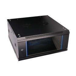 Extralink Szafa rack 4U 600x600 Czarna montowana na ścianie