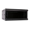 Extralink Szafa rack 4U 600x600 Czarna montowana na ścianie