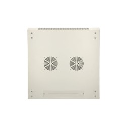 Extralink Szafa rack 6U 600x450 ASP Szara montowana na ścianie, drzwi blaszane pełne