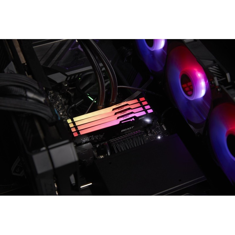 KINGSTON DDR5 32GB 6000MT/s CL30 DIMM (Kit of 2) FURY Beast RGB EXPO KINGSTON DDR5 32GB 6000MT/s CL30 DIMM (Kit of 2) FURY Beast RGB EXPO