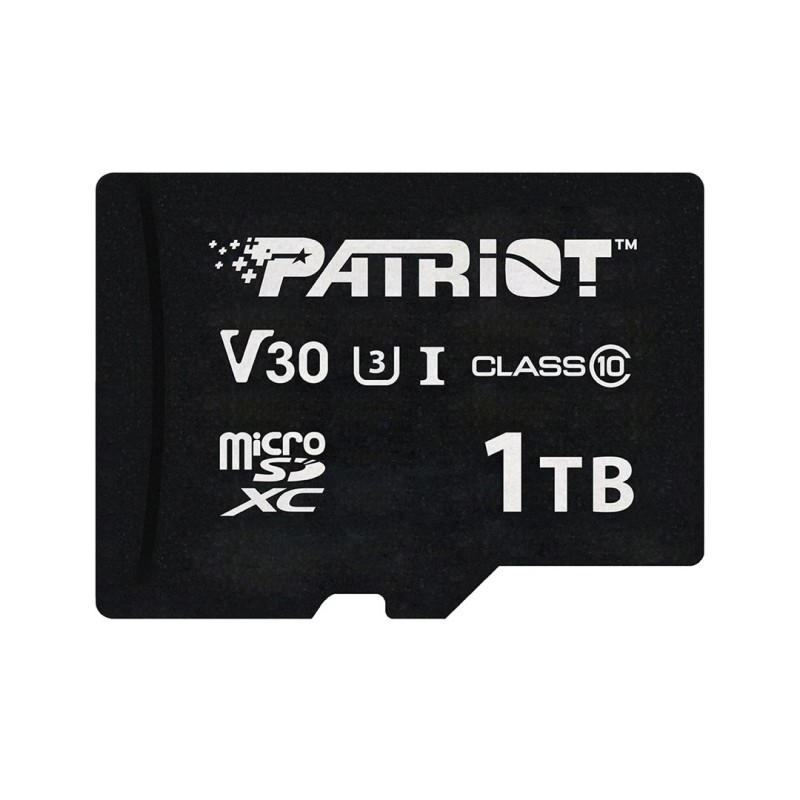 Patriot VX Micro SDXC 1TB 90/80 MB/s V30 U3 UHS-I Patriot VX Micro SDXC 1TB 90/80 MB/s V30 U3 UHS-I