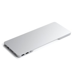 Satechi ST-UCISDS Stacja dokująca do laptopa i replikator portów Przewodowa USB 3.2 Gen 2 (3.1 Gen 2) Type-C Srebrny