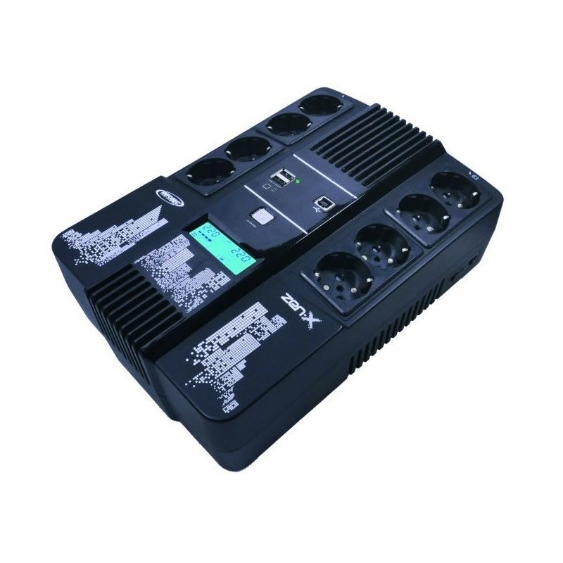 INFOSEC ZASILACZ AWARYJNY UPS ZEN-X 1000, 1000VA, 600W, 8X FR/SCHUKO INFOSEC ZASILACZ AWARYJNY UPS ZEN-X 1000, 1000VA, 600W, 8X FR/SCHUKO