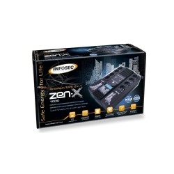 INFOSEC ZASILACZ AWARYJNY UPS ZEN-X 1000, 1000VA, 600W, 8X FR/SCHUKO