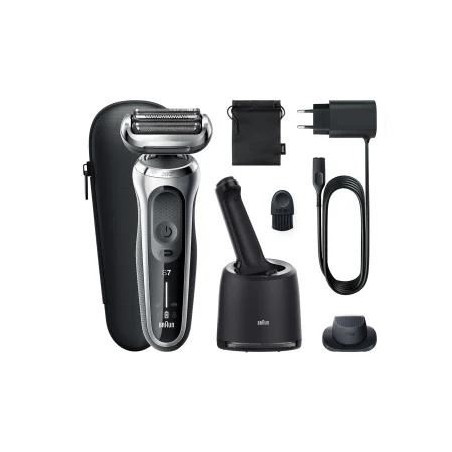 Braun Series 7 71-S7200c Golarka foliowa Przycinarka Czarny, Srebrny