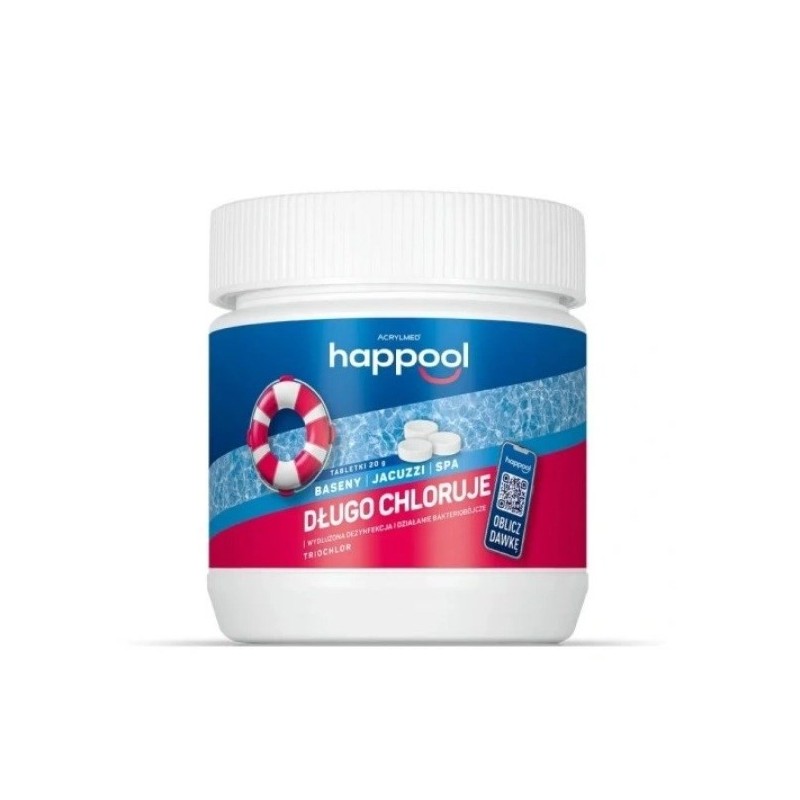 Acrylmed 0,4kg Triochlor 20g przedłużona dezynfekcja - tabletki Acrylmed 0,4kg Triochlor 20g przedłużona dezynfekcja - tabletki