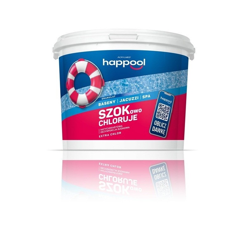 Acrylmed 3kg Extra chlor Granulat do zwalczania glonów grzybów i bakterii w basenach - chlorowanie Acrylmed 3kg Extra chlor Granulat do zwalczania glonów grzybów i bakterii w basenach - chlorowanie