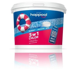 Acrylmed 3kg Multichlor 200g do długotrwałej dezynfekcji wody w basenie - tabletki