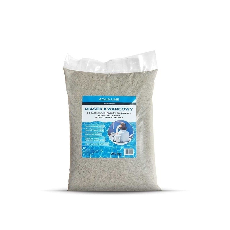 ACRYLMED 25kg piasek kwarcowy do basenowych filtrów piaskowych ACRYLMED 25kg piasek kwarcowy do basenowych filtrów piaskowych