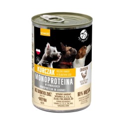 PetRepublic MONOPROTEINA dla psa kurczak sos 400 g