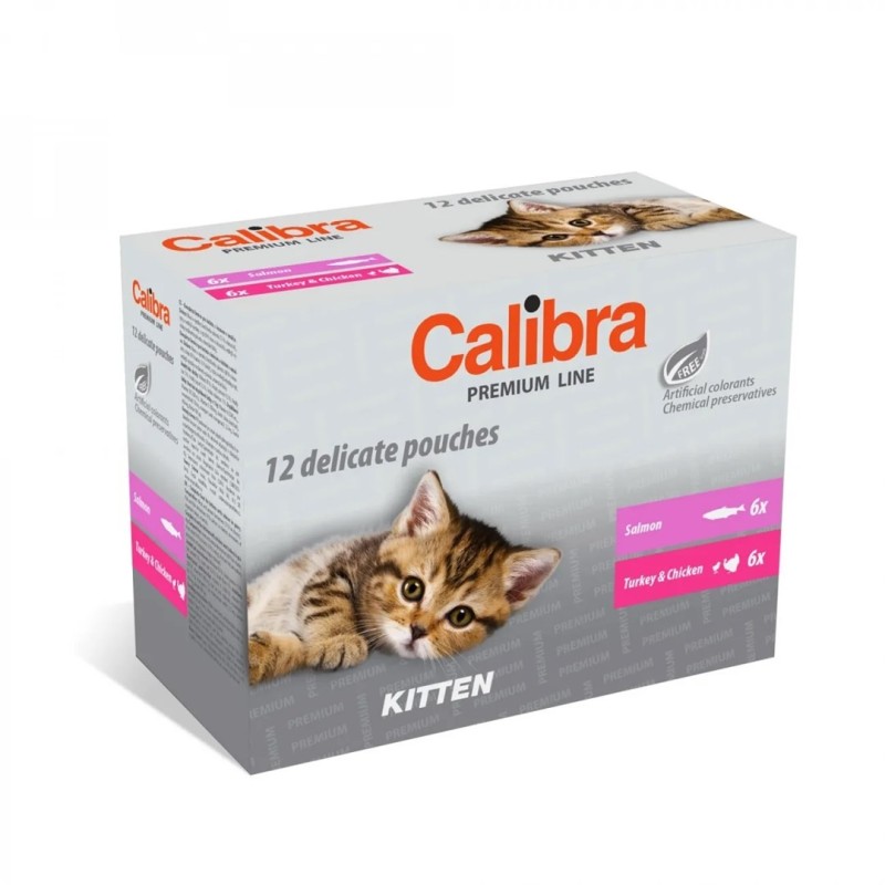 CALIBRA CAT premium kitten multipack 12x100g CALIBRA CAT premium kitten multipack 12x100g