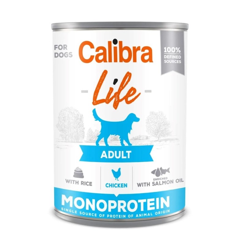 CALIBRA DOG life adult chicken with rice 400g CALIBRA DOG life adult chicken with rice 400g