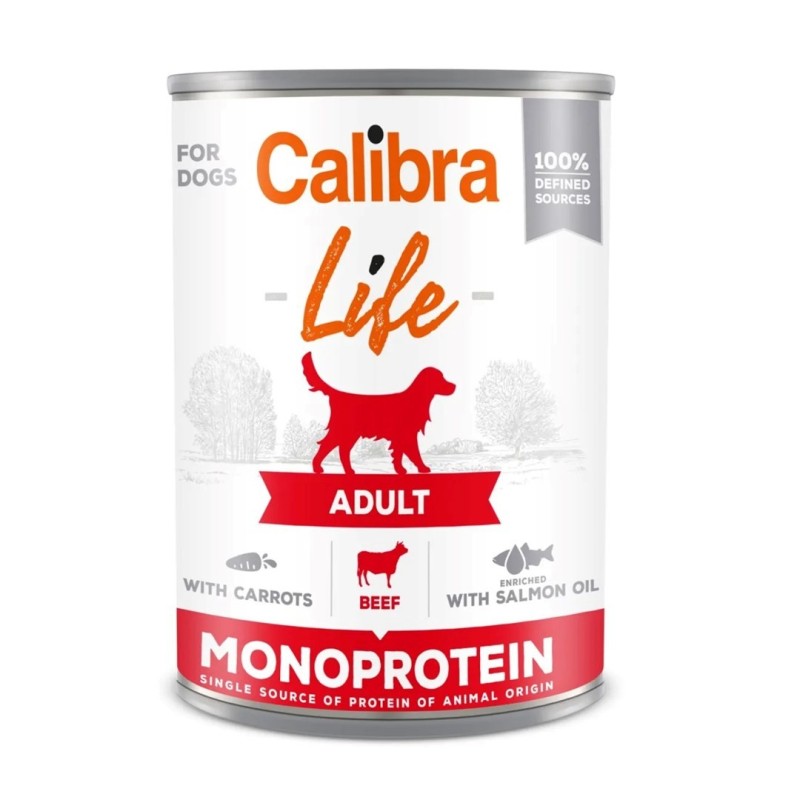 CALIBRA DOG life adult beef with carrots 400g CALIBRA DOG life adult beef with carrots 400g