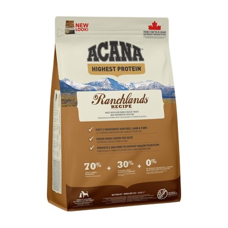 ACANA Highest Protein Ranchlands Dog - sucha karma dla psa - 2 kg